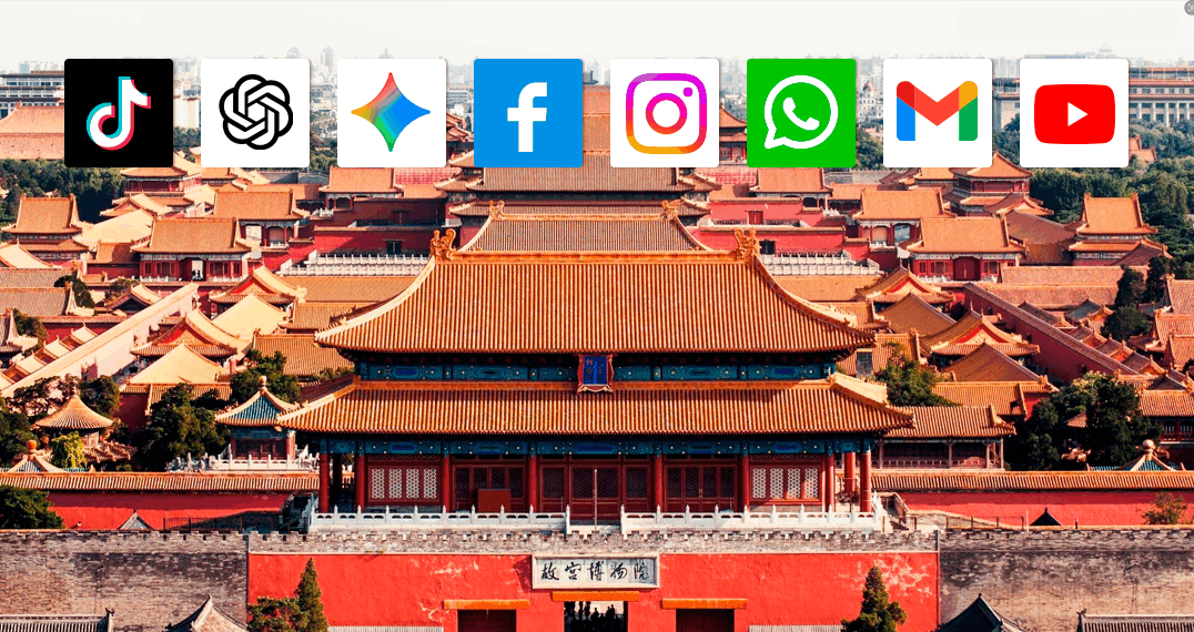 China (Tiktok & Chatgpt  Accessible)