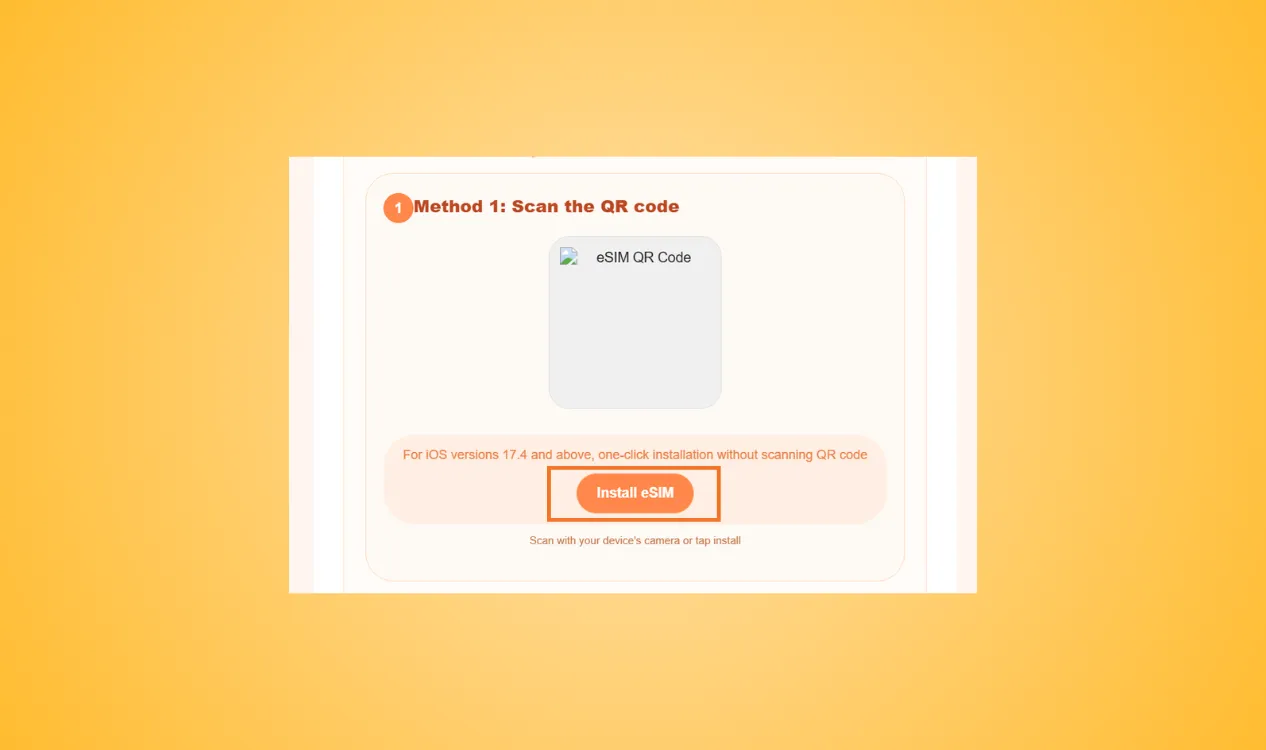 add eSIM for iPad