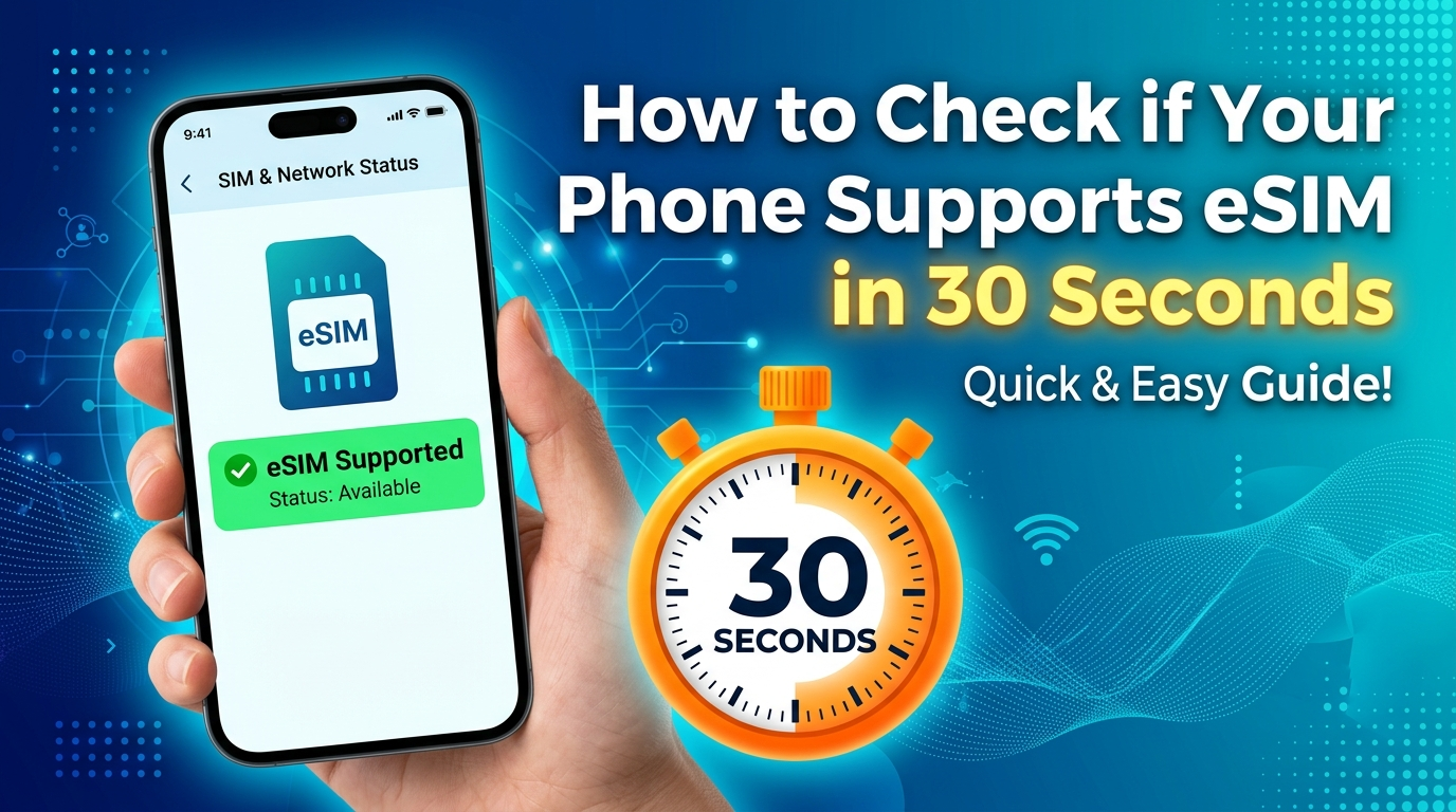 How to Check if Your Phone Supports eSIM in 30 Seconds