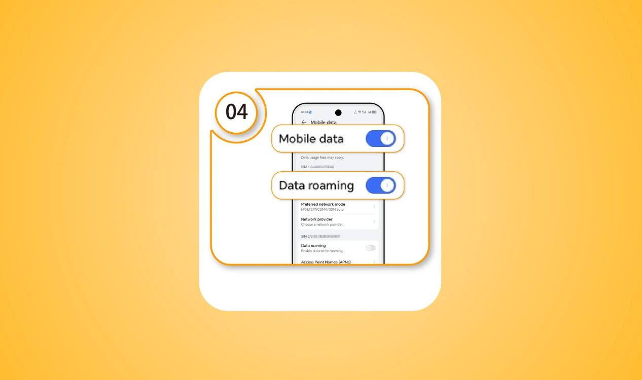enable eSIM for android