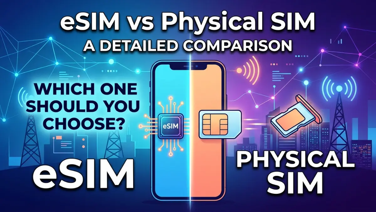 eSIM vs Physical SIM comparison