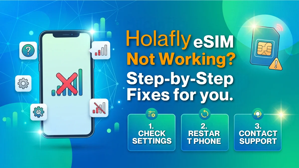 Holafly eSIM not working