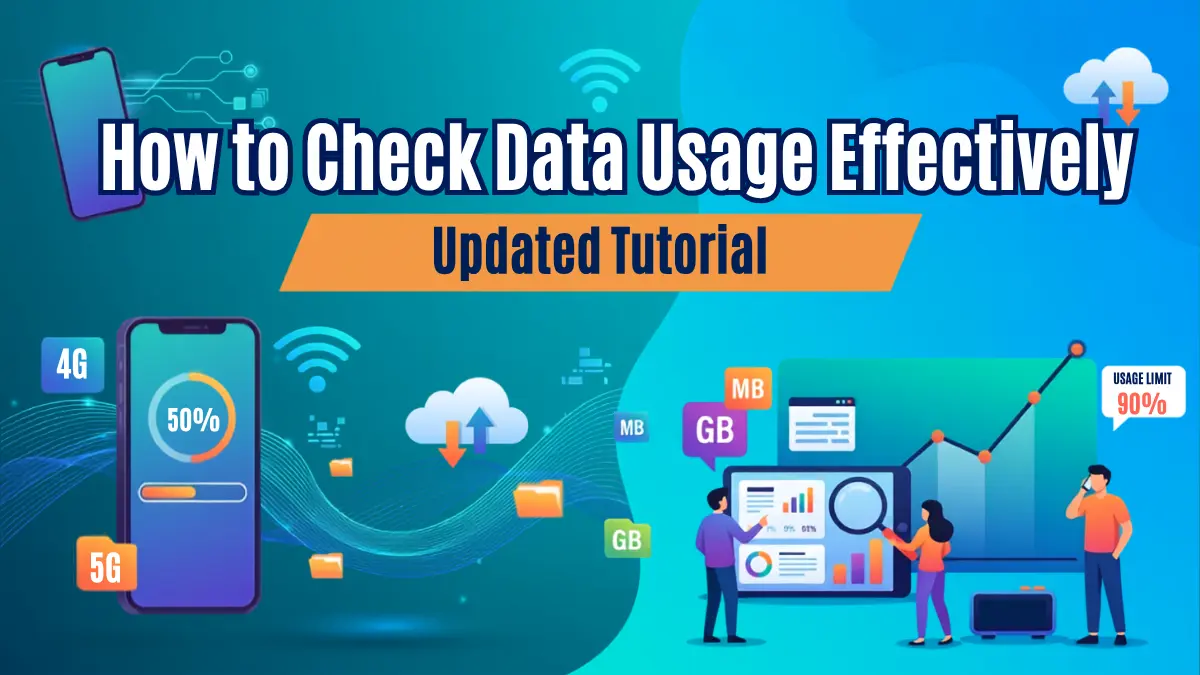 how to check data usage