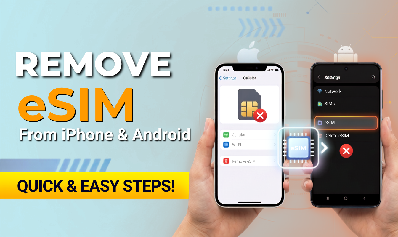 how to delete esim
