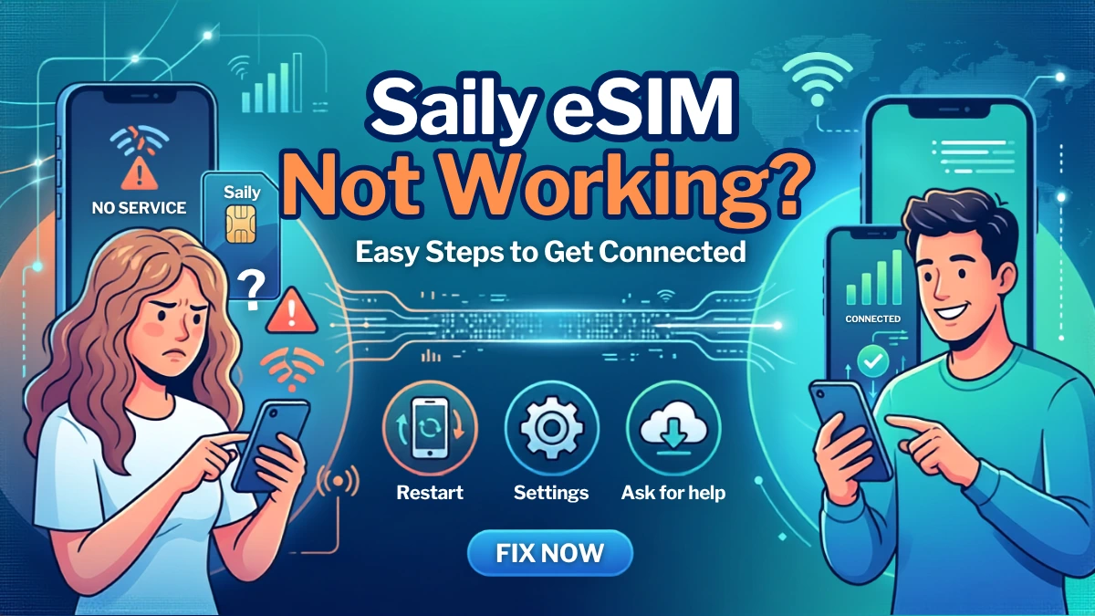 Saily eSIM not working